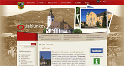 Desktop Screenshot of jablunkov.cz
