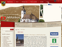 Tablet Screenshot of jablunkov.cz